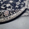 Овальный Ковер Для Гостиной Дизайн 30596 Темно-Синий