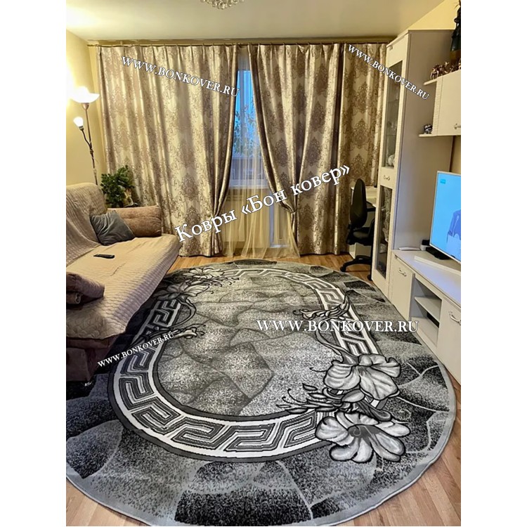 Ковер Лайт Карпет New NN Дизайн 26503 Овал