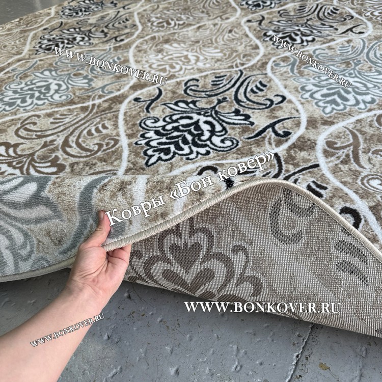 Ковер Российского Производства Дизайн 16 Бежевый Овальный